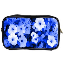 Blue Flowers Travel Toiletry Bag (one Side)