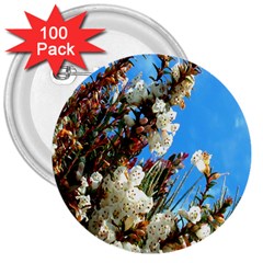 Australia Flowers 3  Button (100 Pack)