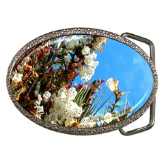 Australia Flowers Belt Buckle (oval)