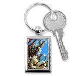 Australia Flowers Key Chain (Rectangle) Front