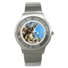 Australia Flowers Stainless Steel Watch (slim)