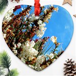 Australia Flowers Heart Ornament (Two Sides) Front