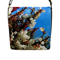 Australia Flowers Flap Closure Messenger Bag (large) by Rbrendes