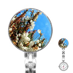 Australia Flowers Stainless Steel Nurses Watch by Rbrendes