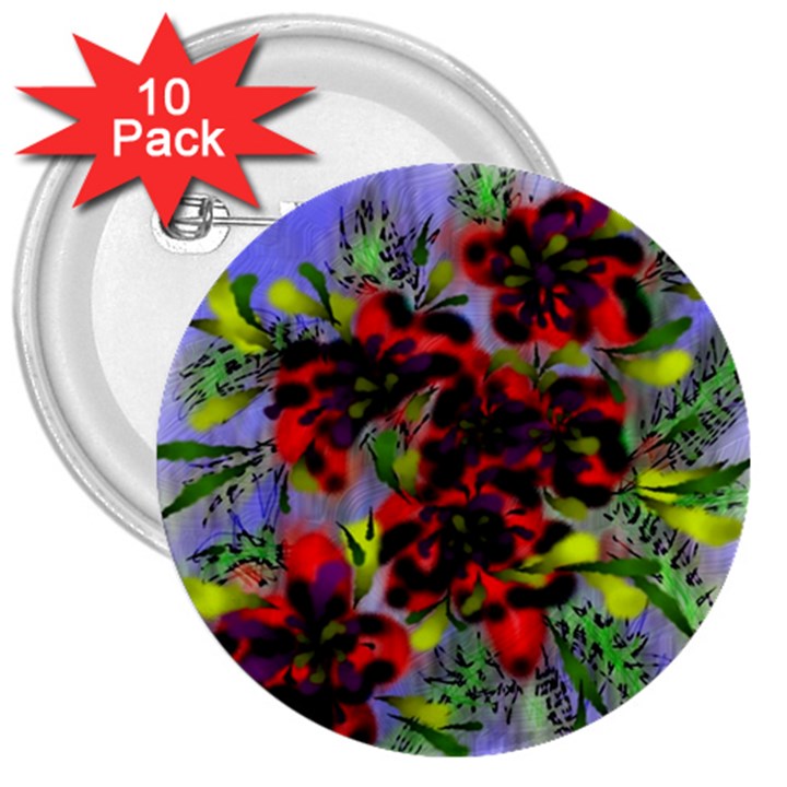 Dottyre 3  Button (10 pack)