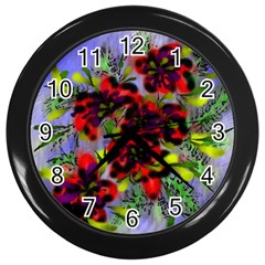 Dottyre Wall Clock (black) by Rbrendes