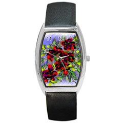 Dottyre Tonneau Leather Watch