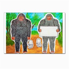 2 Yowie A,text & Furry In Outback, Postcards 5  X 7  (10 Pack) by creationtruth