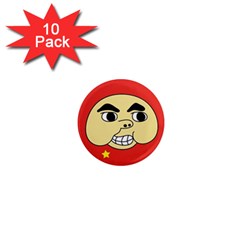 Chinese Chang Button 1  Mini Button Magnet (10 Pack)