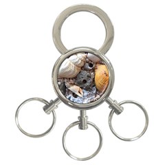 Beach Treasures 3-Ring Key Chain