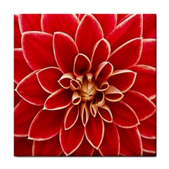 Red Dahila Ceramic Tile