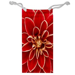 Red Dahila Jewelry Bag