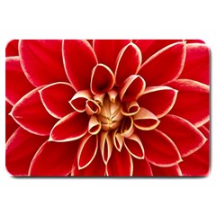 Red Dahila Large Door Mat