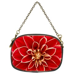 Red Dahila Chain Purse (One Side)