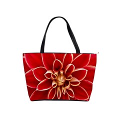 Red Dahila Large Shoulder Bag