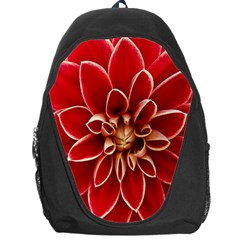 Red Dahila Backpack Bag