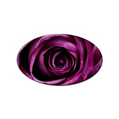 Deep Purple Rose Sticker (oval) by Colorfulart23