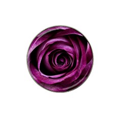 Deep Purple Rose Golf Ball Marker (for Hat Clip) by Colorfulart23