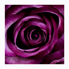 Deep Purple Rose Glasses Cloth (medium, Two Sided)