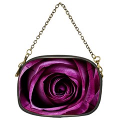 Deep Purple Rose Chain Purse (one Side)