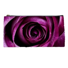 Deep Purple Rose Pencil Case by Colorfulart23