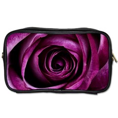 Deep Purple Rose Travel Toiletry Bag (two Sides) by Colorfulart23