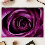 Deep Purple Rose Cosmetic Bag (XXXL) Back