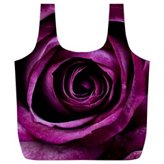 Deep Purple Rose Reusable Bag (xl) by Colorfulart23