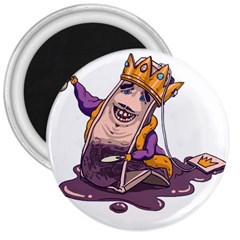 Royaltea 3  Button Magnet