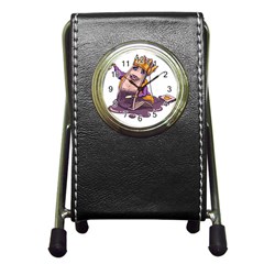 Royaltea Stationery Holder Clock