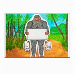 Yowie A, Text In Aussie Outback, Postcard 4 x 6  (10 Pack) by creationtruth