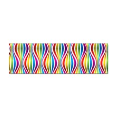 Rainbow Waves Bumper Sticker 100 Pack