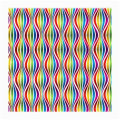 Rainbow Waves Glasses Cloth (medium) by Colorfulplayground