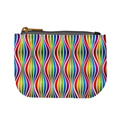 Rainbow Waves Coin Change Purse by Colorfulplayground