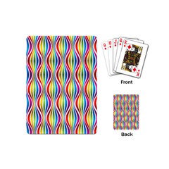 Rainbow Waves Playing Cards (mini) by Colorfulplayground