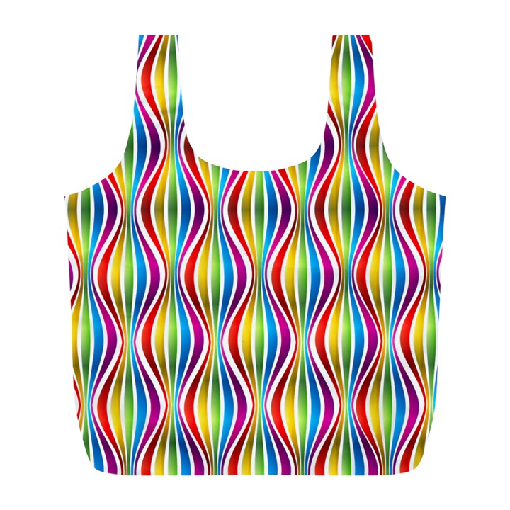 Rainbow Waves Reusable Bag (L)