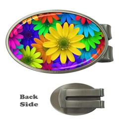 Gerbera Daisies Money Clip (oval)