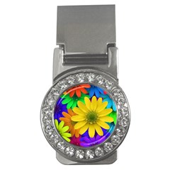 Gerbera Daisies Money Clip (cz)