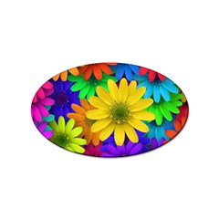 Gerbera Daisies Sticker 100 Pack (oval)