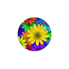 Gerbera Daisies Golf Ball Marker