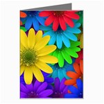 Gerbera Daisies Greeting Card Left