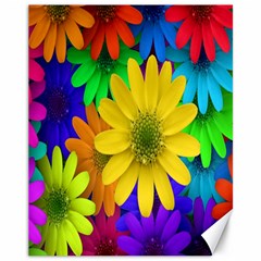 Gerbera Daisies Canvas 11  X 14  (unframed)