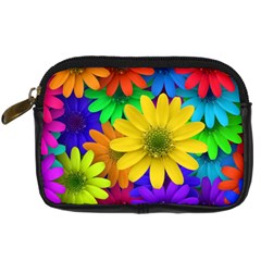 Gerbera Daisies Digital Camera Leather Case