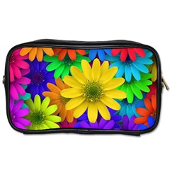 Gerbera Daisies Travel Toiletry Bag (two Sides) by StuffOrSomething