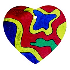 Abstract Heart Ornament