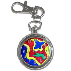 Abstract Key Chain Watch by Siebenhuehner