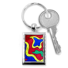 Abstract Key Chain (rectangle)