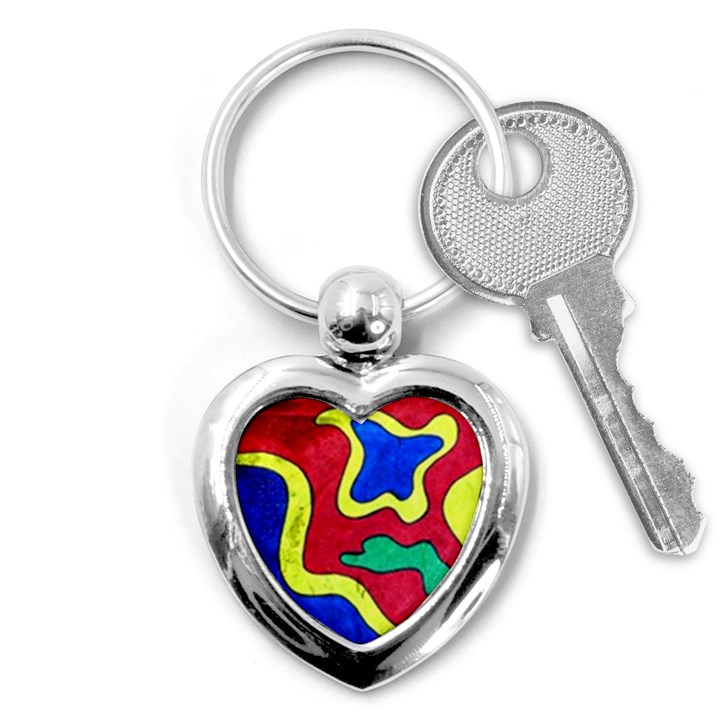 Abstract Key Chain (Heart)