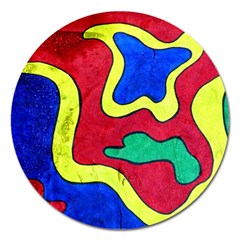 Abstract Magnet 5  (round) by Siebenhuehner