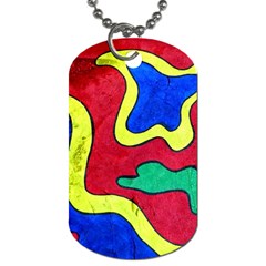 Abstract Dog Tag (one Sided) by Siebenhuehner